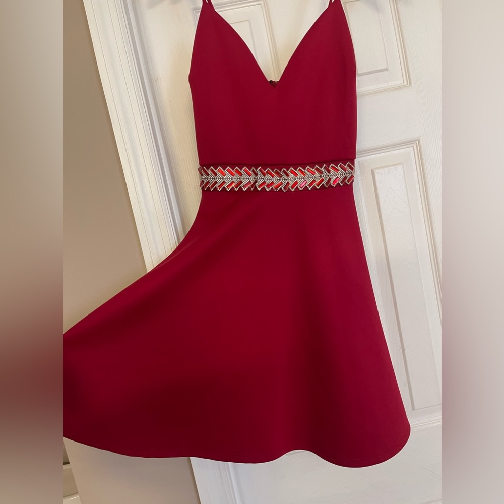 Cute red valentines dress